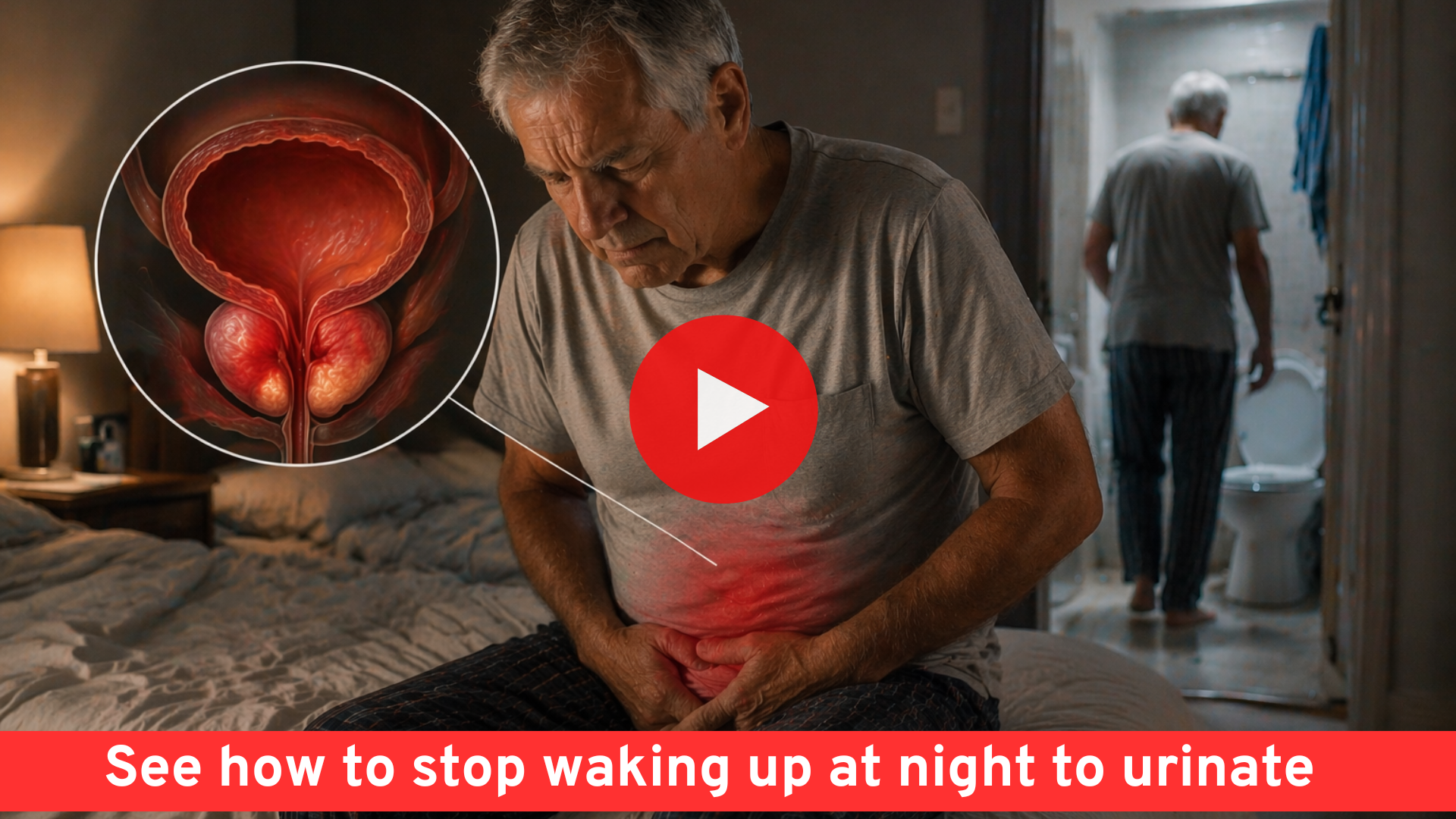 Natural approach to stop waking up at night to urinate